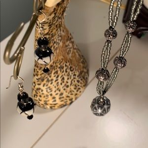 3 for $15 Artisan porcelain earrings & necklace